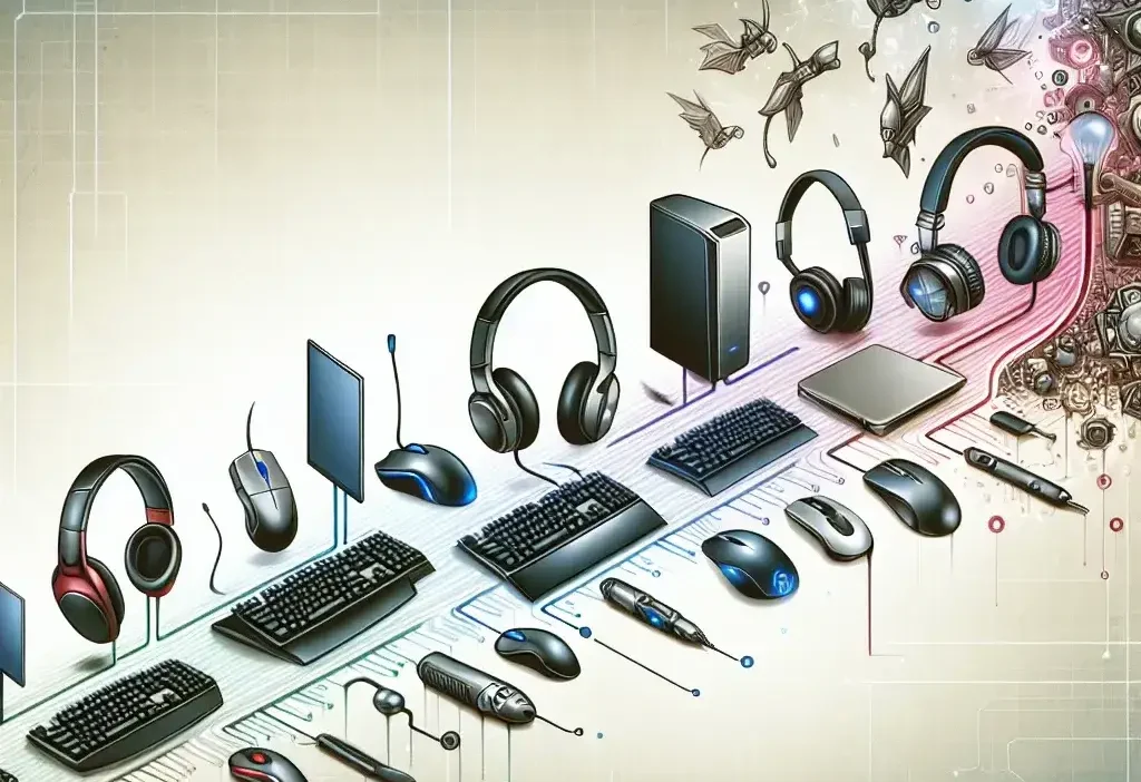 "Gráfico ilustrativo mostrando a evolução do mercado de acessórios para PC, destacando tendências e crescimento, conforme analisado na pesquisa da Mordor Intelligence."