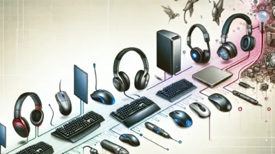 "Gráfico ilustrativo mostrando a evolução do mercado de acessórios para PC, destacando tendências e crescimento, conforme analisado na pesquisa da Mordor Intelligence."