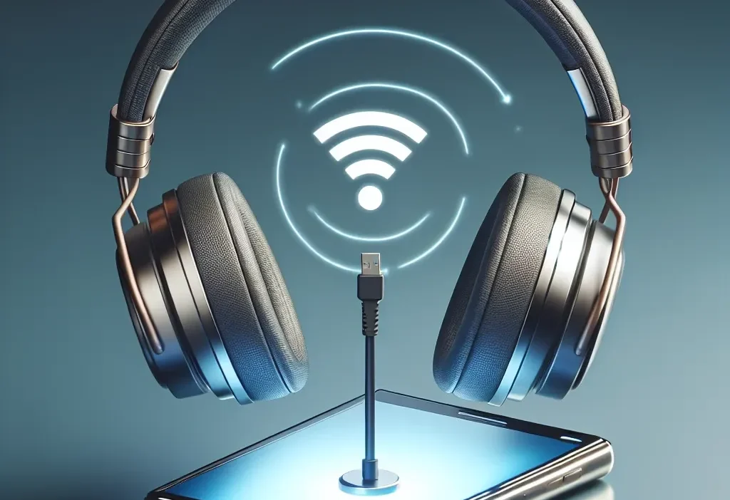 "AirPods Max terhubung ke perangkat Android dengan mudah, menunjukkan penggunaan headphone premium Apple di ekosistem non-iOS."